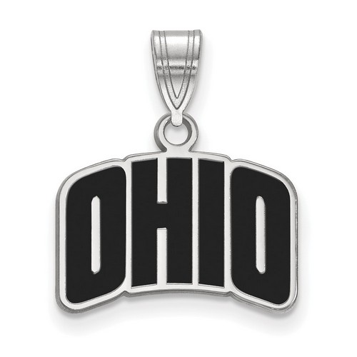 Ohio University Bobcats Small Pendant in Sterling Silver 2.05 gr
