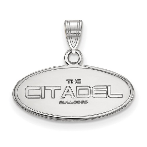 The Citadel Bulldogs Small Pendant in Sterling Silver 2.01 gr