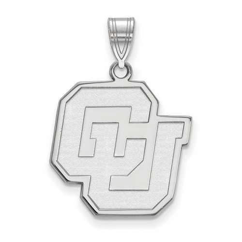 University of Colorado Buffaloes Large Pendant in Sterling Silver 2.80 gr