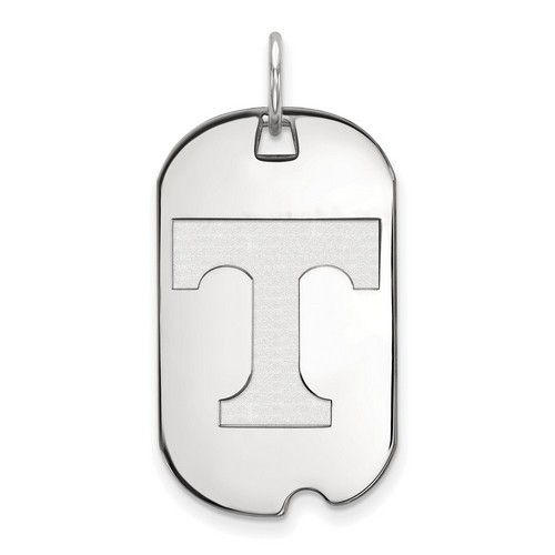 University of Tennessee Volunteers Small Dog Tag in Sterling Silver 4.63 gr
