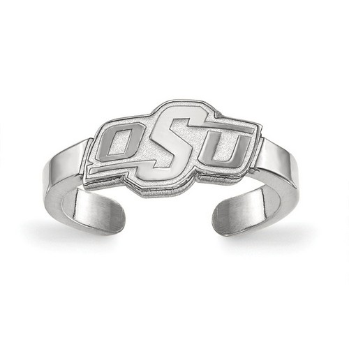 Oklahoma State University Cowboys Toe Ring in Sterling Silver 1.21 gr