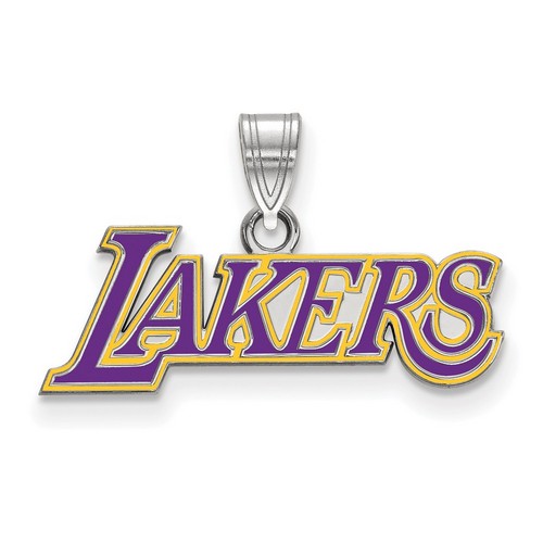 Los Angeles Lakers Small Pendant in Sterling Silver 1.85 gr