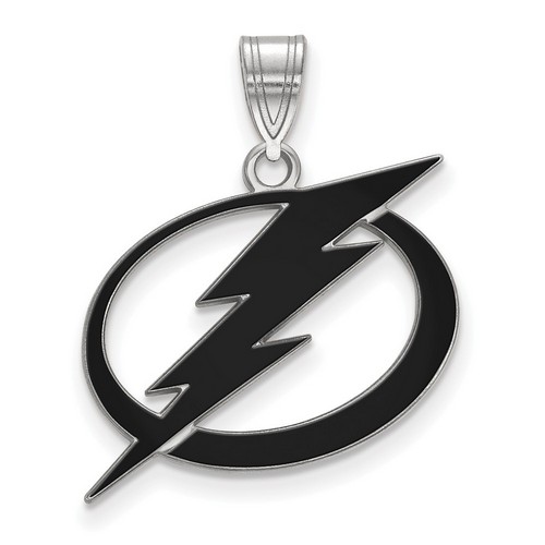 Tampa Bay Lightning Large Pendant in Sterling Silver 1.47 gr