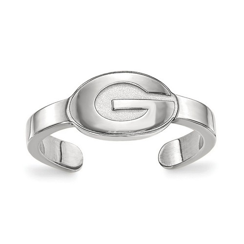 University of Georgia Bulldogs Toe Ring in Sterling Silver 1.25 gr