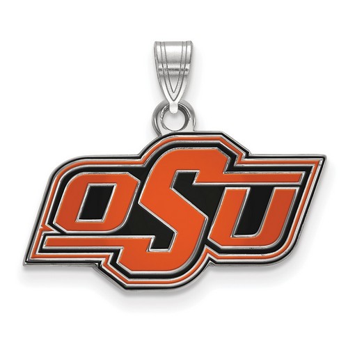 Oklahoma State University Cowboys Small Pendant in Sterling Silver 3.62 gr