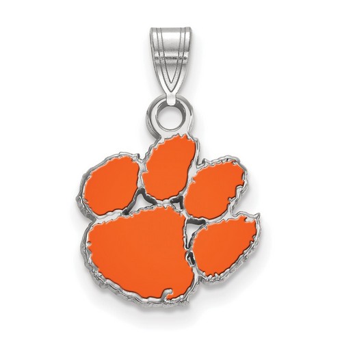 Clemson University Tigers Small Pendant in Sterling Silver 1.27 gr