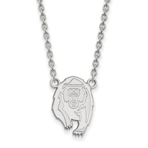 UC Berkeley California Golden Bears Sterling Silver Pendant Necklace 5.09 gr