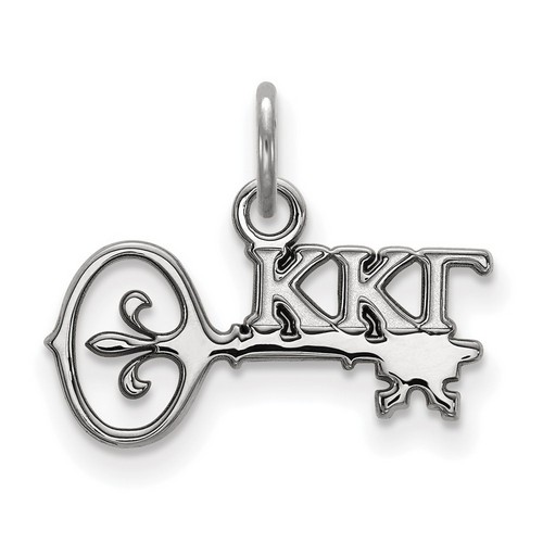 Kappa Kappa Gamma Sorority XS Pendant in Sterling Silver 0.78 gr