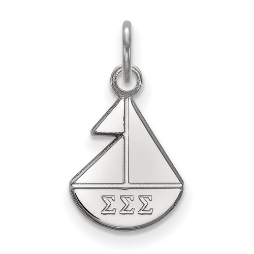 Tri Sigma Sorority XS Pendant in Sterling Silver 0.78 gr