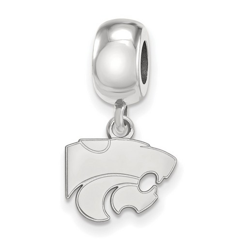 Kansas State University Wildcats XS Dangle Bead Charm in Sterling Silver 3.32 gr