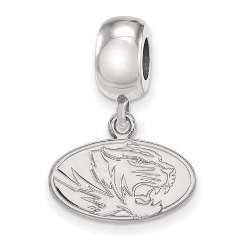 University of Missouri Tigers XS Dangle Bead Charm in Sterling Silver 3.59 gr