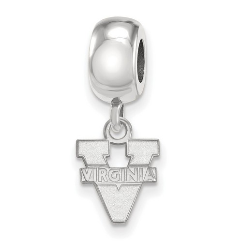 University of Virginia Cavaliers XS Dangle Bead Charm in Sterling Silver 2.83 gr