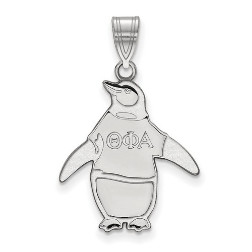 Theta Phi Alpha Sorority Medium Pendant in Sterling Silver 2.21 gr