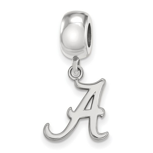 University of Alabama Crimson Tide Small Dangle Bead in Sterling Silver 2.97 gr