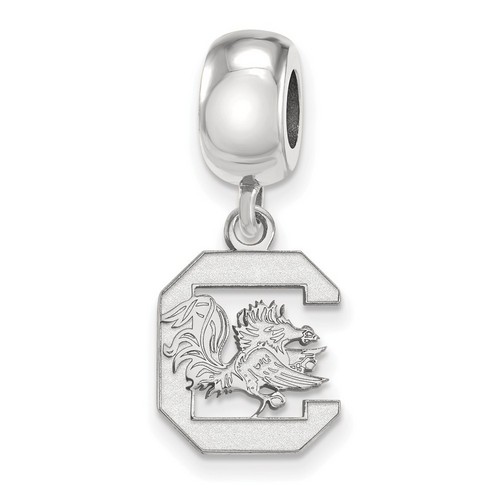 University of South Carolina Gamecocks Small Sterling Silver Dangle Bead 3.18 gr