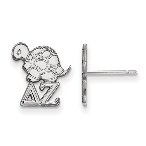 Delta Zeta Sorority XS Post Earrings in Sterling Silver 1.01 gr