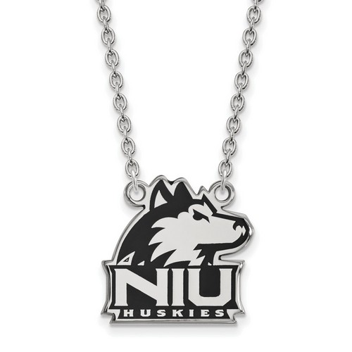 Northern Illinois University Huskies Sterling Silver Pendant Necklace 6.44 gr