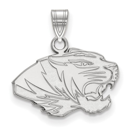 University of Missouri Tigers Small Pendant in Sterling Silver 1.82 gr