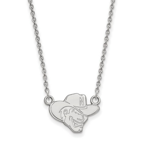 University of Nebraska Cornhuskers Sterling Silver Pendant Necklace 3.14 gr