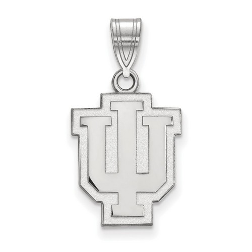 Indiana University Hoosiers Medium Pendant in Sterling Silver 1.84 gr