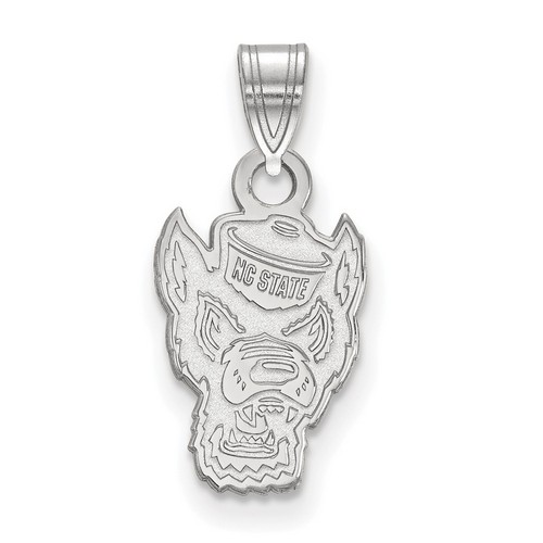 North Carolina State University Wolfpack Small Sterling Silver Pendant 1.06 gr