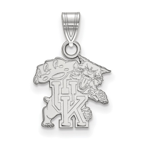 University of Kentucky Wildcats Small Pendant in Sterling Silver 1.22 gr
