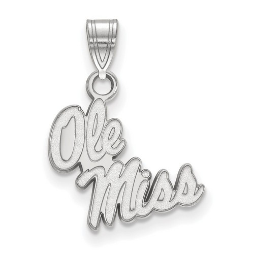 University of Mississippi Rebels Small Pendant in Sterling Silver 0.97 gr