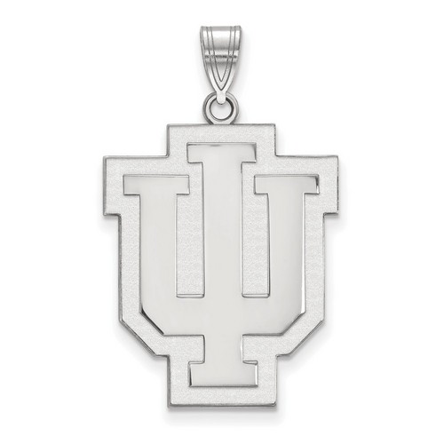 Indiana University Hoosiers XL Pendant in Sterling Silver 3.38 gr
