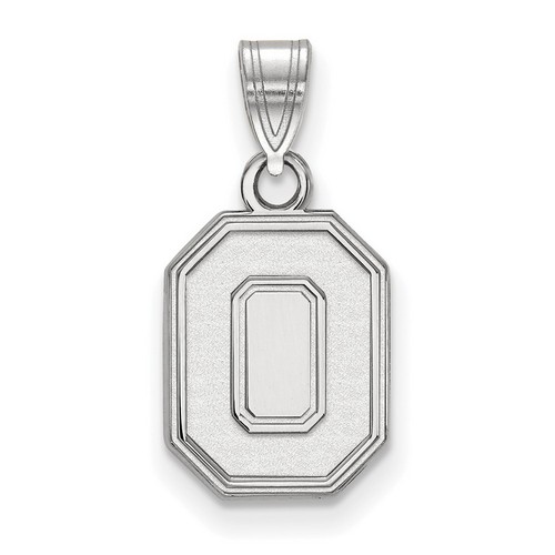 Ohio State University Buckeyes Small Pendant in Sterling Silver 1.16 gr