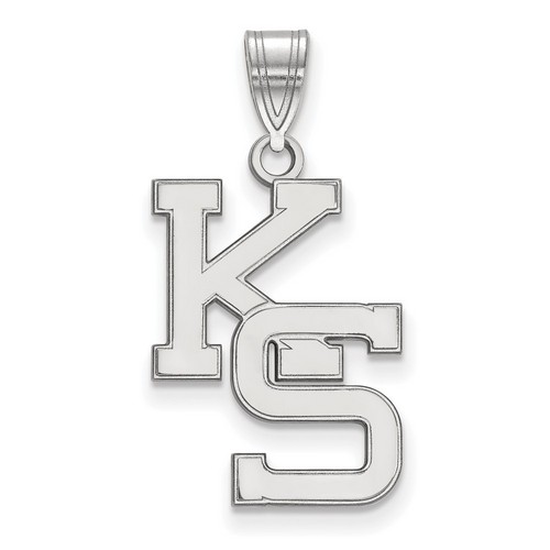 Kansas State University Wildcats Large Pendant in Sterling Silver 1.76 gr