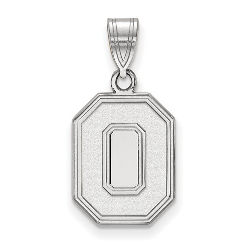 Ohio State University Buckeyes Medium Pendant in Sterling Silver 1.99 gr
