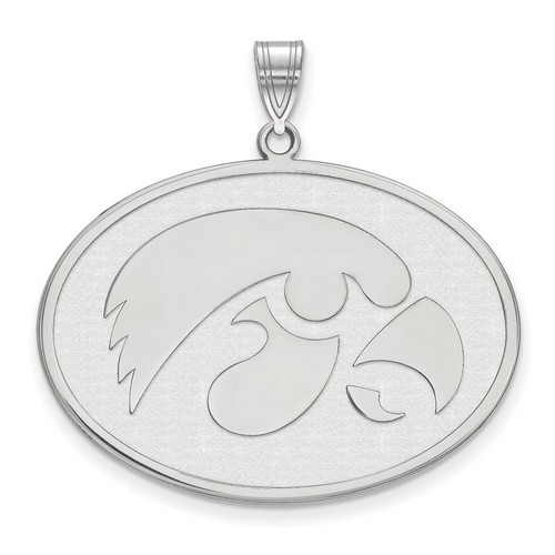 University of Iowa Hawkeyes XL Pendant in Sterling Silver 6.78 gr