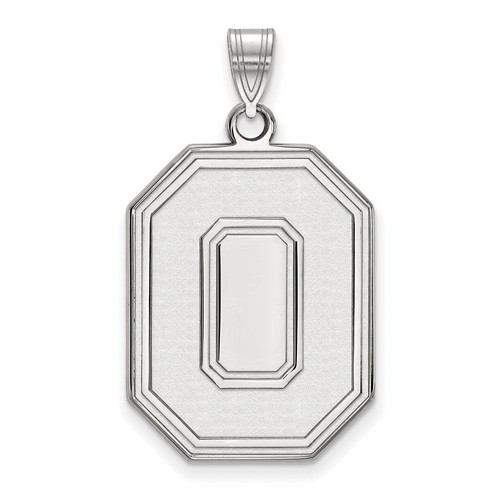 Ohio State University Buckeyes XL Pendant in Sterling Silver 4.54 gr