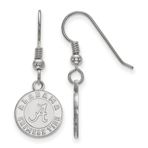 University of Alabama Crimson Tide Small Sterling Silver Dangle Earrings 2.23 gr