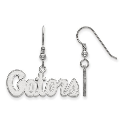 University of Florida Gators Small Dangle Earrings in Sterling Silver 3.48 gr