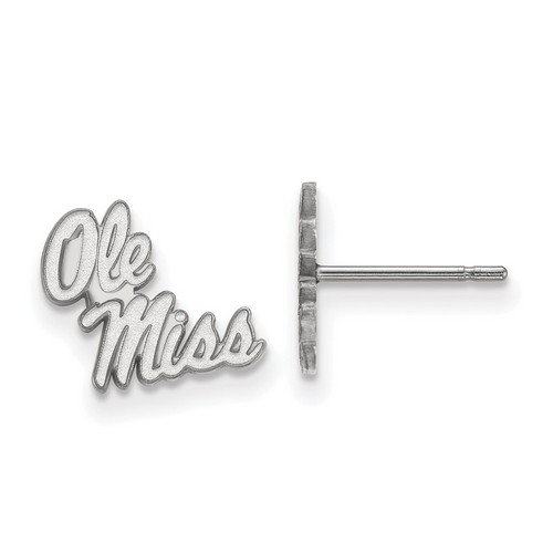University of Mississippi Rebels XS Post Earrings in Sterling Silver 0.10 gr