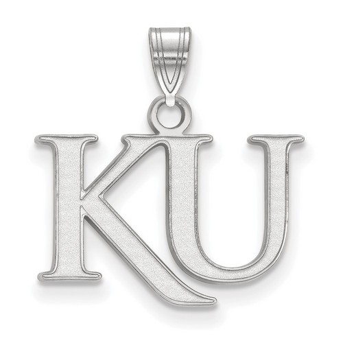 University of Kansas Jayhawks Small Pendant in Sterling Silver 1.11 gr