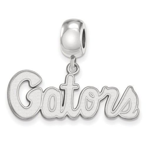 University of Florida Gators Small Dangle Bead in Sterling Silver 4.33 gr
