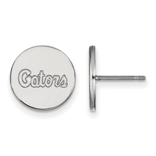 University of Florida Gators Small Disc Earrings in Sterling Silver 2.17 gr