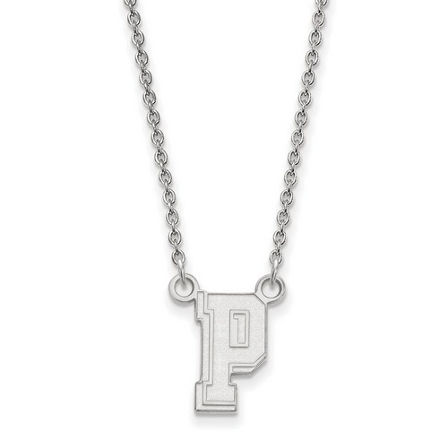 University of Pittsburgh Pitt Panthers Sterling Silver Pendant Necklace 2.62 gr