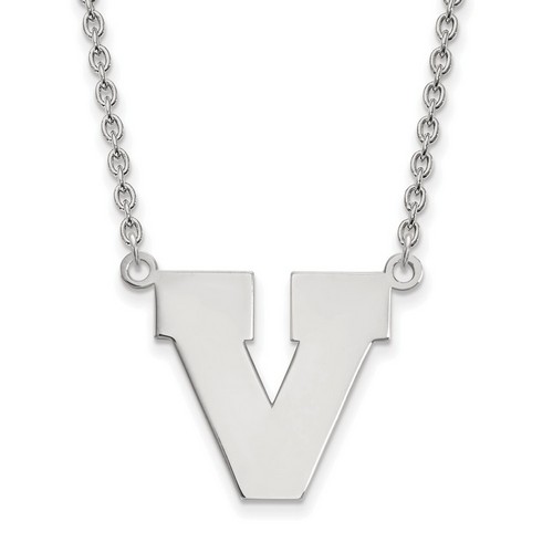 University of Virginia Cavaliers Large Pendant Necklace in Sterling Silver
