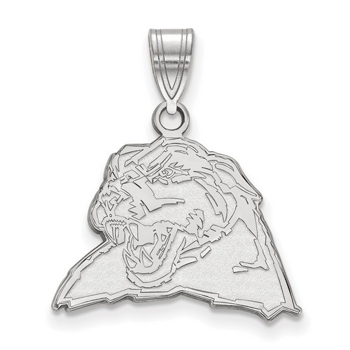 University of Pittsburgh Pitt Panthers Medium Pendant in Sterling Silver 2.23 gr