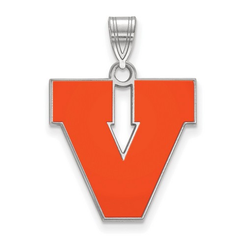 University of Virginia Cavaliers Large Pendant in Sterling Silver 2.28 gr
