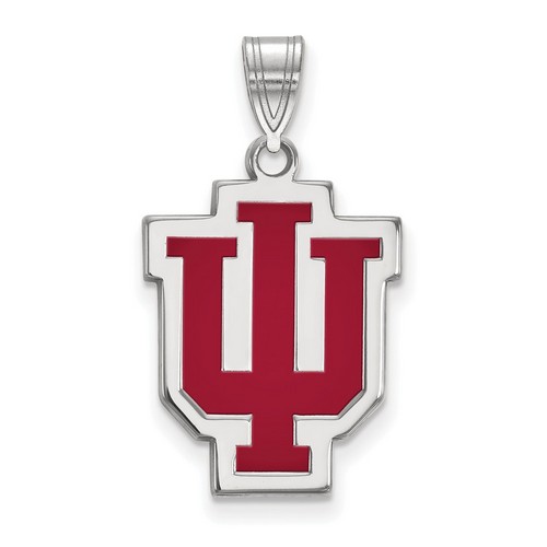 Indiana University Hoosiers Large Pendant in Sterling Silver 1.69 gr