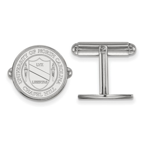 University of North Carolina Tar Heels Crest Sterling Silver Cuff Link 7.41 gr
