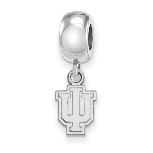 Indiana University Hoosiers XS Dangle Bead Charm in Sterling Silver 2.79 gr
