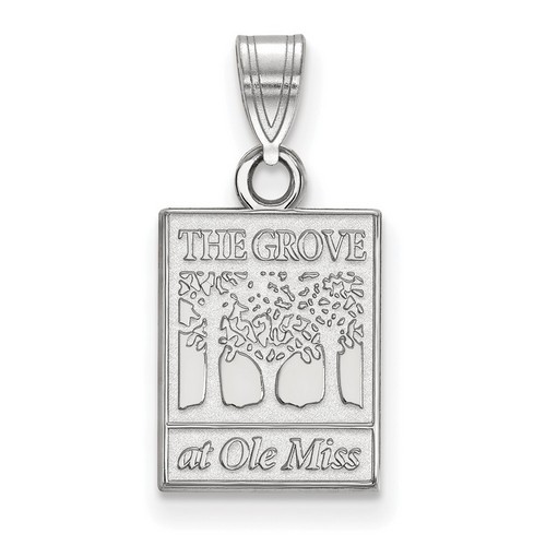 University of Mississippi Rebels Small Pendant in Sterling Silver 1.36 gr