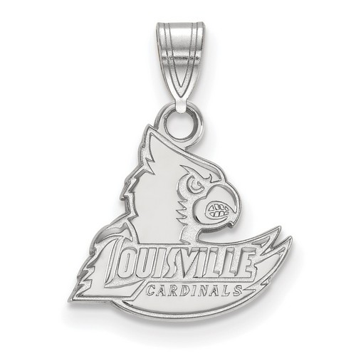 University of Louisville Cardinals Small Pendant in Sterling Silver 1.19 gr
