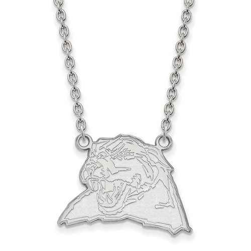 University of Pittsburgh Pitt Panthers Sterling Silver Pendant Necklace 6.43 gr