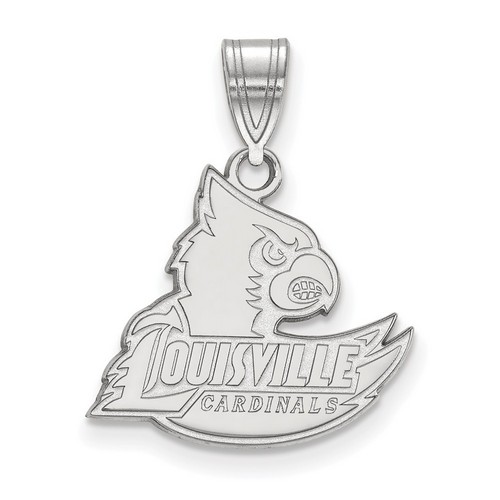 University of Louisville Cardinals Medium Pendant in Sterling Silver 1.87 gr